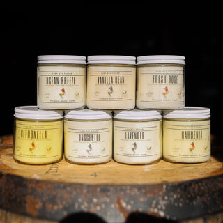 candle, all natural, beeswax, tallow, healthy candle, soy free candle, non toxic