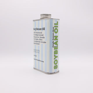 All-Natural Soybean Oil, Cold Pressed Nutrient-Rich Carrier Oil for Skin Softening, Hair Nourishment, & Massage