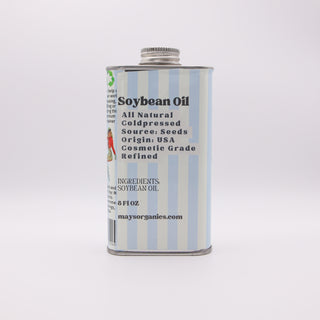 All-Natural Soybean Oil, Cold Pressed Nutrient-Rich Carrier Oil for Skin Softening, Hair Nourishment, & Massage