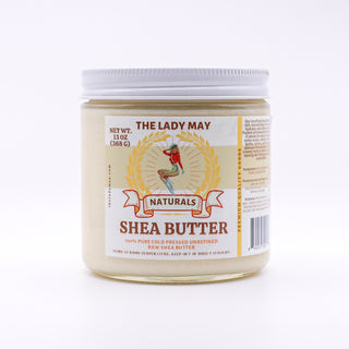 100% Pure Unrefined Shea Butter – Cold-Pressed, Raw & Moisturizing