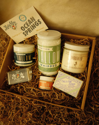 Deluxe Tallow Skin Care and Candle Set (Set of 6)