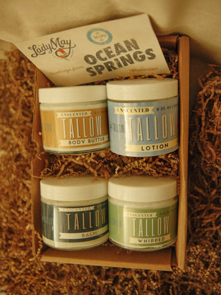 Tallow Skincare Collection β Unscented (9oz) | Lady May Tallow