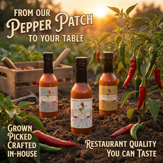 Hot Sauce 3-Pack Gift Set - Original, Habanero & Sweet Heat | Small Batch Restaurant Made | Lady May