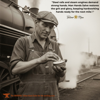 Tallow Man Hand Salve – Heavy-Duty Hand Repair for Working Men | Grass-Fed Tallow 5oz