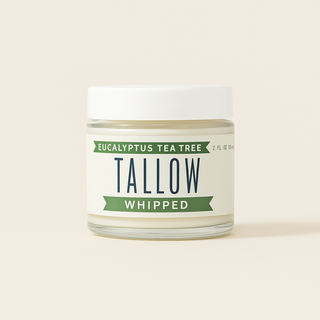 Eucalyptus Tea Tree Whipped Tallow – 120,000+ Sold | Grass-Fed Beef Tallow Skincare | Lady May Tallow