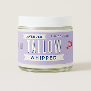 Scented Whipped Tallow Trio - 9oz Lavender, Vanilla Bean & Eucalyptus Tea Tree | Grass-Fed Skincare Bundle