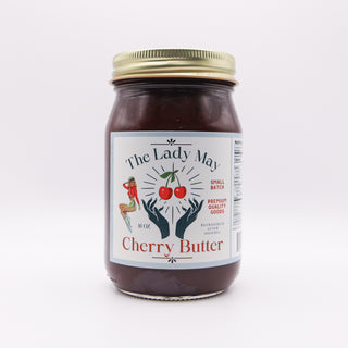 Southern Cherry Butter, 16oz, Premium Quality Goods by The Lady May