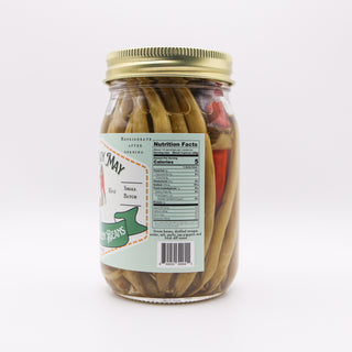 Spicy Snap Beans, 16oz,  Premium Quality Goods by The Lady May