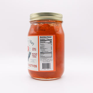 Southern Peach Preserves, 16oz, Premium Quality Goods by The Lady May