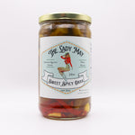 Lady May Sweet & Spicy Pickled Okra – 2 Pack (24oz Jars) – Southern Style Whole Okra with Jalapeno & Garlic