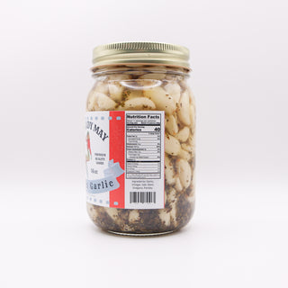 Italian Pickled Garlic - 16oz | The Lady May