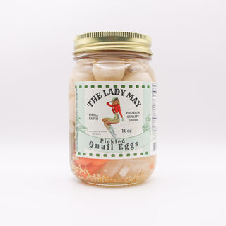 Mild Pickled Quail Eggs, 16oz Small Batch