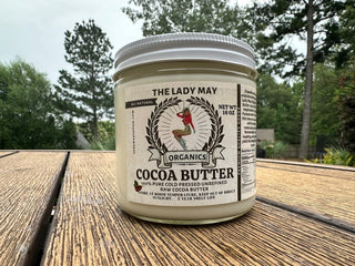 100% Pure Fresh Raw Cocoa Butter Lady May Organics