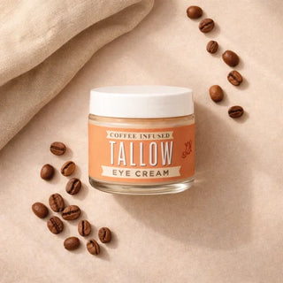 Natural Tallow Eye Cream | Caffeine Under Eye Cream – The Lady May