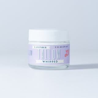 Lavender Whipped Tallow Moisturizer | Natural Beef Tallow Lotion | Calming, Preservative-Free Skincare by Lady May Tallow