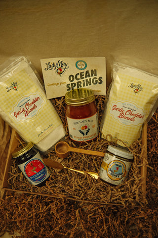 A Grandma's Touch Gift Box - Southern Biscuit Mix, Whipped Honey & Artisan Jellies