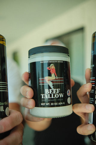 22oz Premium Grass-Fed Beef Tallow | Restaurant-Proven Cooking Fat | Seed Oil-Free