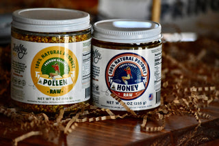 Bee Pollen and Raw Honey Gift Bundle