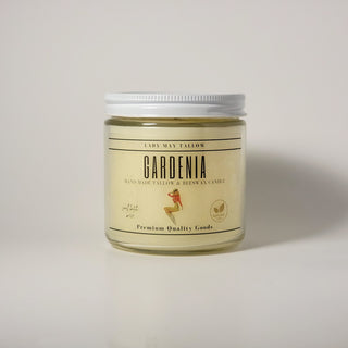 Gardenia Tallow & Beeswax All natural non-toxic Candle Candle