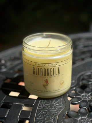 Citronella Tallow & Beeswax All natural non-toxic CandleCandle