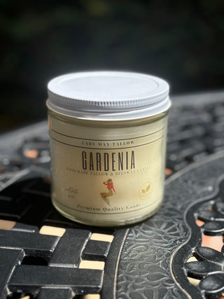 Gardenia Tallow & Beeswax All natural non-toxic Candle Candle