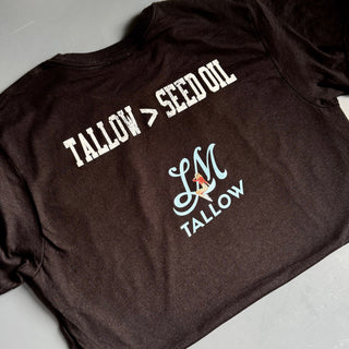 Lady May Tallow Merch | Tallow > Seed Oil | T-Shirt