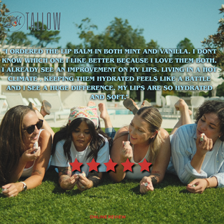 Lip Balm Stocking Stuffer – 5 Natural Flavors | Handcrafted with Beeswax & Jojoba Oil