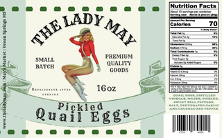 Mild Pickled Quail Eggs, 16oz Small Batch Premium Quality Goods