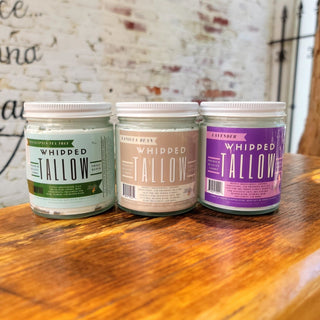 Whipped Tallow Trio - 9oz - Lavender, Vanilla, Eucalyptus