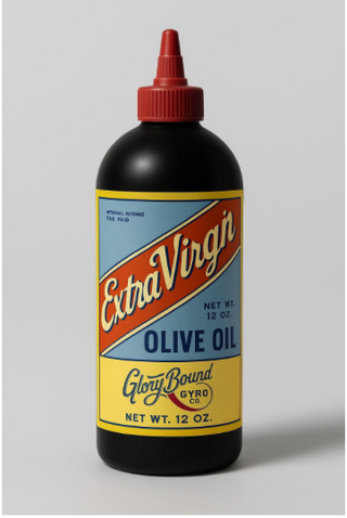 Extra Virgin Olive Oil - Organic California Mission Olives | Glory Bound Gyro Co