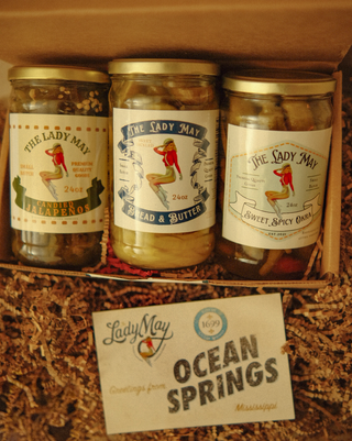 May's Pickled Trio Gift Bundle - Handcrafted Southern Pickles from The Lady May