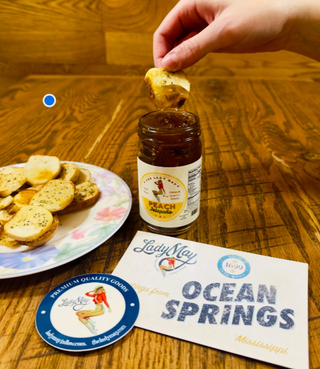 Peach Jalapeño Pepper Jelly - Sweet & Spicy Mississippi Preserve