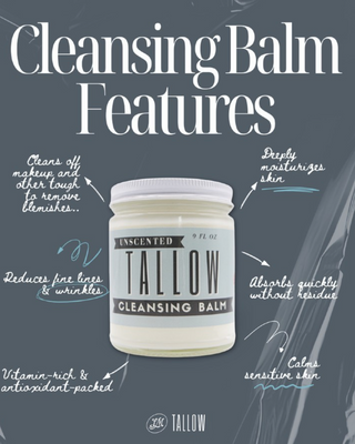 Cleansing & Moisturizing TALLOW Balm | 100% Natural Skincare - WHOLESALE