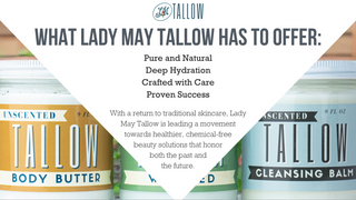 Unscented TALLOW Balm – All-Natural Moisturizer for Face, Body & Dry Skin