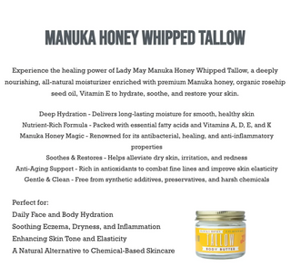 CASE - Manuka Honey & Rosehip TALLOW Body Butter