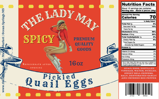 Spicy Pickled Quail Eggs, Small Batch Premium Quality Quail Eggs