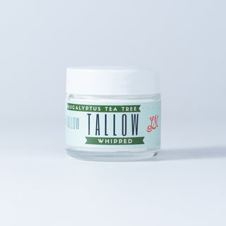 Eucalyptus Tea Tree Whipped TALLOW Moisturizer | 100% Natural Skincare | Deep Hydration for Face & Body - WHOLESALE