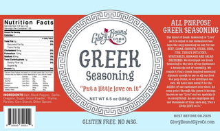 Greek Seasoning - All Purpose (6.5oz)