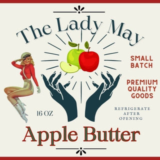 Southern Apple Butter, 16oz, Premium Quality Goods by The Lady May