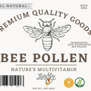 Bee Pollen, All Natural Organic Superfood, 6oz