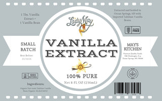 100% Pure Vanilla Extract - 8oz