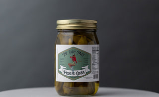 Pickled Okra, 16oz, Premium Quality Goods by The Lady May