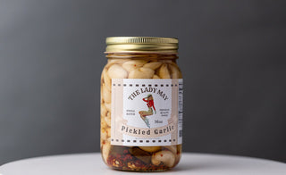 Zesty Pickled Garlic - 16oz | The Lady May