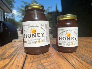 All Natural Raw Unfiltered Honey - 12oz - Squeeze Bottle