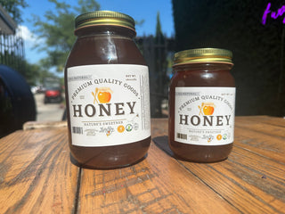 All Natural Raw Unfiltered Honey - 12oz - Squeeze Bottle