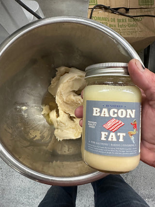 Rendered Bacon Fat, 24oz For Sautéing, Baking and Finishing, All Natural Bacon Grease