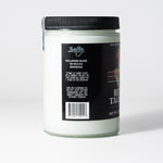 22oz Premium Grass-Fed Beef Tallow | Restaurant-Proven Cooking Fat | Seed Oil-Free jar back label, seed oil-free cooking fat