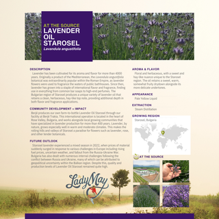 Lavender Tallow Gift Set - Premium Relaxation Bundle | Skincare, Candle & Soap with At The Source lavender oil Starosel origin info