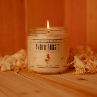 Autumn Days Tallow & Beeswax Candle | All Natural, Non-Toxic, Clean Burning