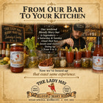 The Lady May Bloody Mary brand story – from our weekend Bloody Mary bar in Ocean Springs, Mississippi to your kitchen